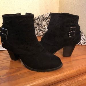 Black booties